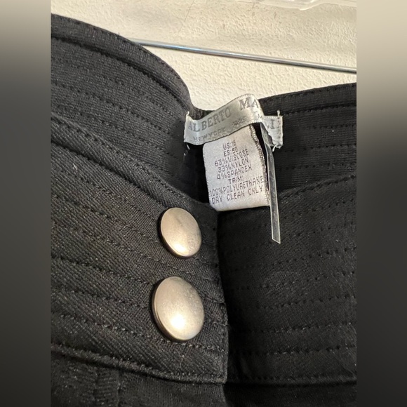 Alberto Makali Black Viscose Blend Skinny Stretch Legging Pants kk. - Picture 4 of 11